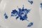Plato vintage en forma de hoja trenzada de porcelana azul modelo 10/8002 de Royal Copenhagen, Imagen 3