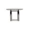 Glass and Chrome Dining Table in Silver from Draenert 5