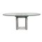 Glass and Chrome Dining Table in Silver from Draenert 7