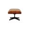 Leather Stool in Cream by Charles & Ray Eames for Vitra 9