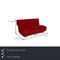 Divano a due posti Multy in tessuto rosso di Ligne Roset, Immagine 2