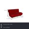 Red Fabric Multy 2-Seat Sofa from Ligne Roset 2