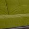 Sofá de tres plazas Smala de tela verde con cama de Ligne Roset, Imagen 4