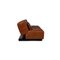 Brown Leather Tema 2-Seat Sofas with Sleep Function and Stool Set by Franz Fertig, Set of 3 12