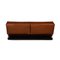 Brown Leather Tema 2-Seat Sofas with Sleep Function and Stool Set by Franz Fertig, Set of 3 13