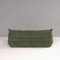 Green Suede Togo Sofa by Michel Dacaroy for Ligne Roset, Image 5