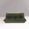Green Suede Togo Sofa by Michel Dacaroy for Ligne Roset, Image 3