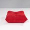 Togo Red Footstool by Michel Ducaroy for Ligne Roset, Image 3