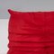 Butaca Togo en rojo de Michel Ducaroy para Ligne Roset, Imagen 6