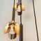 Cascade Fixture with Six Chrome and Orange Pendants in Raak Style, 1970s 12