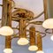 Leola Deckenlampe aus Messing mit 13 Leuchten, 1970er 14