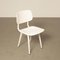 Vintage White Revolt Chair by Friso Kramer for Ahrend, 1950s, Image 1