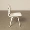 Weißer Vintage Revolt Stuhl von Friso Kramer für Ahrend, 1950er 5