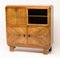 Mueble Art Déco de madera nudosa de nogal, Imagen 5