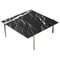 Tavolino da caffè PK61 in marmo nero di Poul Kjærholm, Immagine 1