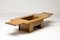 Italian Architectural Cherry Coffee Table with Sliding Top, Image 2