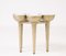 Carrara Marble Gold Torch Table, Image 2