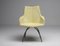 Yellow Origami Armchair on Spider Base by Paul McCobb 6