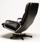 Black Leather Lounge Chair, Image 2