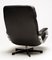 Black Leather Lounge Chair, Image 6