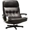 Black Leather Lounge Chair 1