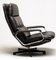 Black Leather Lounge Chair, Image 3