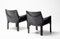 Cassina Cab 414 Lounge Chairs by Mario Bellini, Set of 2, Image 6