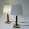 Swedish Leather Table Lamps by Uppsala Armatur, 1960s, Set of 2 4