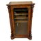Antique Victorian Inlaid Burr Walnut Music Cabinet, Image 1