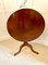 Antique George III Mahogany Circular Tilt Top Centre Table 13