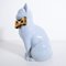 Ceramic Sculpture of Cat with Bow, 1970s 2