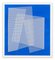 Tom Henderson, Moiré Azur Blue, 2019, Acrylic on Paper, Image 3