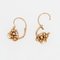 Aretes franceses de perlas y oro rosa de 18 kt, siglo XX, Imagen 6