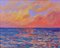 Michael Quirke, Sunset from Porthmeor Beach, St Ives, anni '90, acrilico su tela, con cornice, Immagine 1