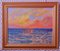 Michael Quirke, Sunset from Porthmeor Beach, St Ives, 1990s, Acrylic on Canvas, Framed 2