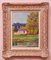 Michael Quirke, Country Landscape, 1980, Oil Pastel on Canvas, Framed 2