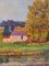 Michael Quirke, Country Landscape, 1980, olio su tela, con cornice, Immagine 1