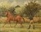Mitte des 20. Jahrhunderts, Impressionist Ölpferd & Jockey, Kay Hinwood, 1940 1