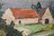 Paul Earee, English Farmhouse, 1925, Impressionist Oil Painting 4