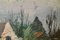 Paul Earee, englisches Bauernhaus, 1925, Impressionistisches Ölgemälde 5