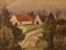 Paul Earee, English Farmhouse, 1925, Impressionist Oil Painting 1