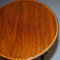 Vintage Hardwood Round Side Table 7