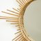 Mid-Century Modern Bamboo Handcrafted Rattan Wall Mirror, 1960s, Image 6