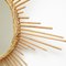 Mid-Century Modern Bamboo Handcrafted Rattan Wall Mirror, 1960s, Image 4