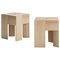 Triangle Wood Stools or Side Tables by Aldo Bakker for Hille, Set of 2 1