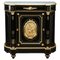 Antique Napoleon III Sideboard in Blackened Wood and Gilded Bronze, Image 1