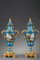 Covered Vases in Polychrome Porcelain in the Style of Sèvres, Set of 2 3