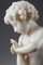 Marble Statue Angel with Butterfly or Cupid, 19th Century 12