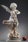 Marble Statue Angel with Butterfly or Cupid, 19th Century 2