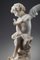 Marble Statue Angel with Butterfly or Cupid, 19th Century 8